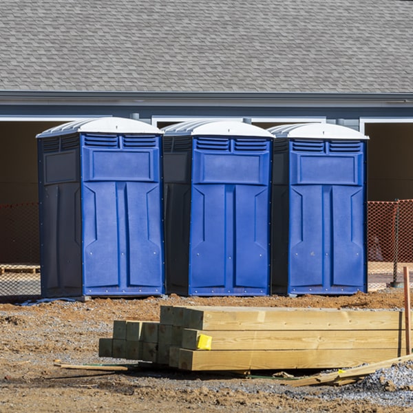 what is the maximum capacity for a single porta potty in Tazewell